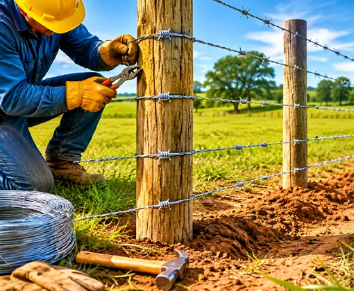 Fencing Wire Installation