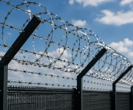 Razor Blade Barbed Wire